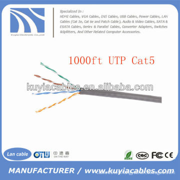 Cable UTP Bever 1000FT Cat5e